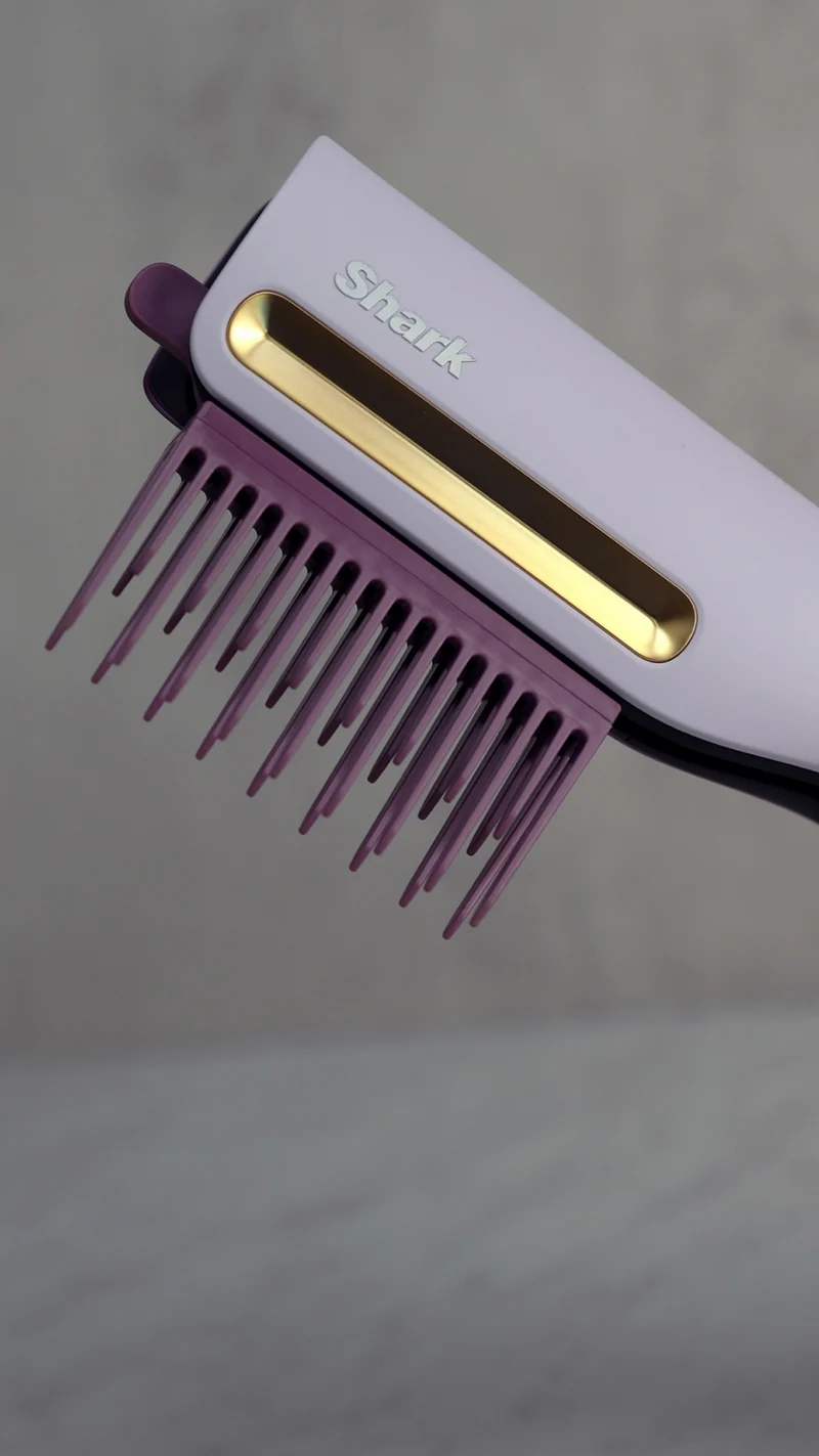 Shark SilkiPro Straight Wet To Dry Hair Straightener Plum Satin