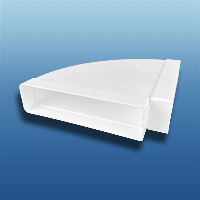 90° Bogen horizontal