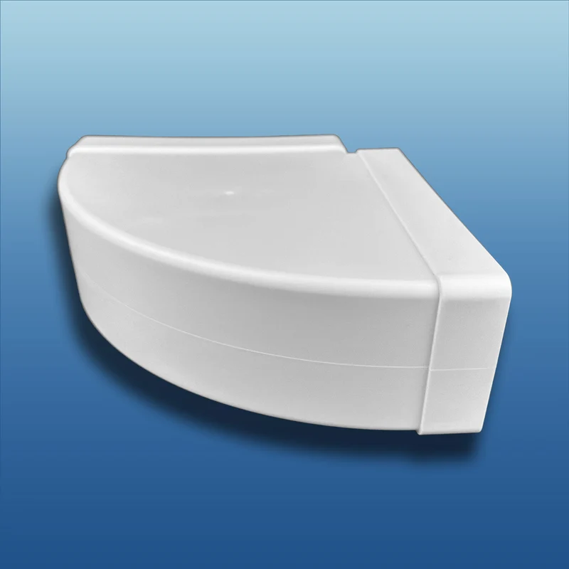 90° Bogen horizontal
