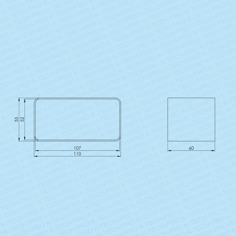 Formteilverbinder flach