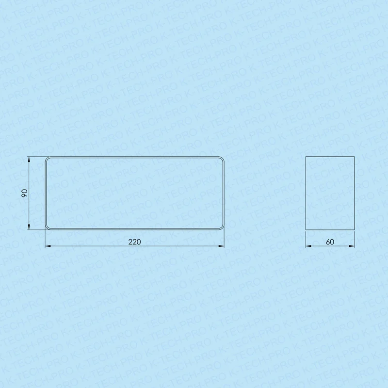 Formteilverbinder flach