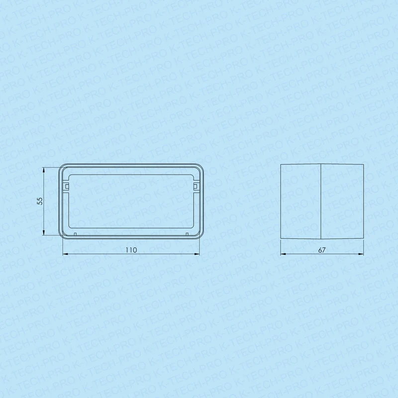 Flachkanalverbinder