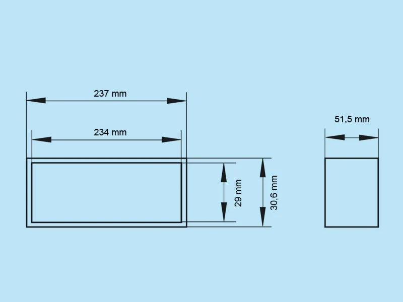 Flachkanalverbinder