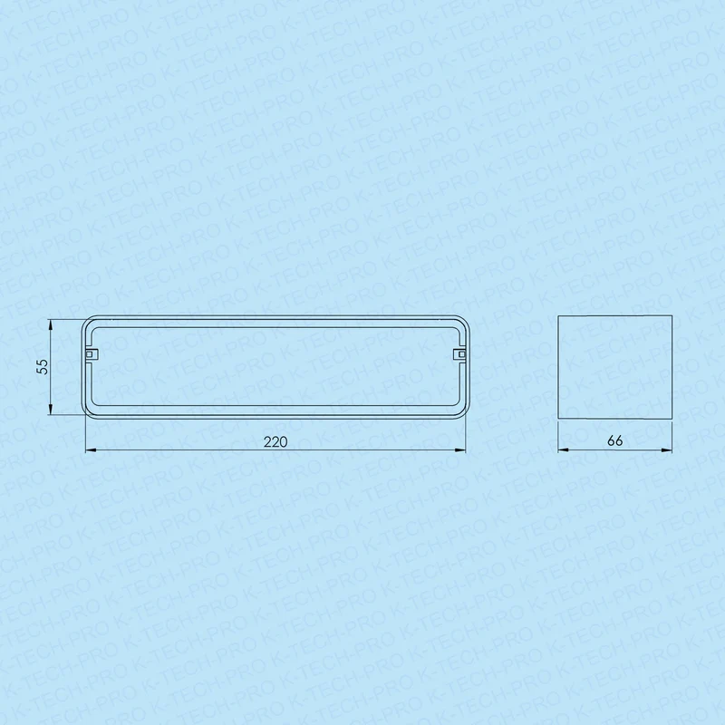 Flachkanalverbinder