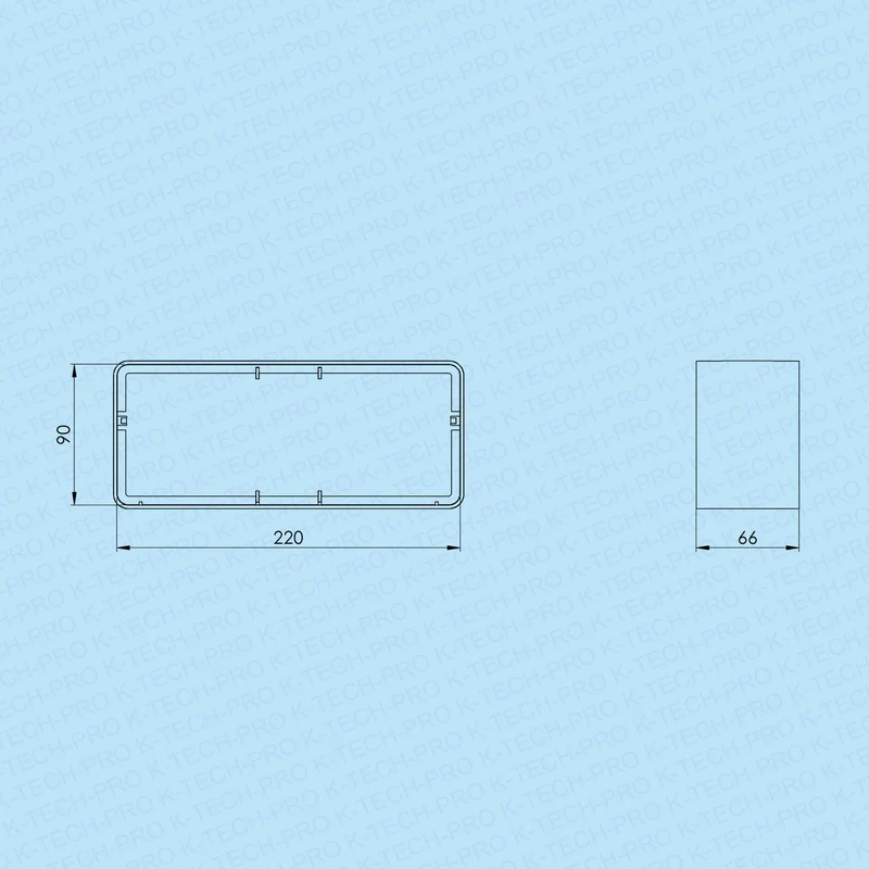 Flachkanalverbinder