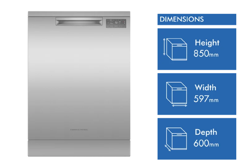 Fisher & Paykel Series 7 Contemporary Dishwasher, Stainless Steel