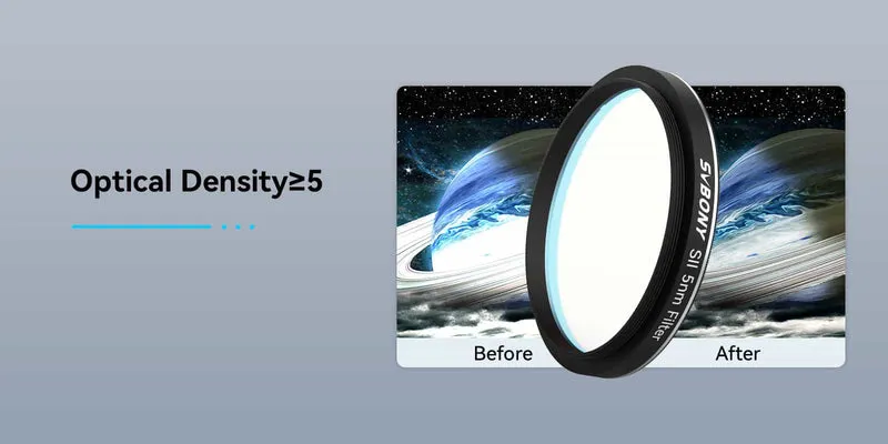 Svbony SV227 5nm Filter 2" Narrowband Filters(Choose Band)