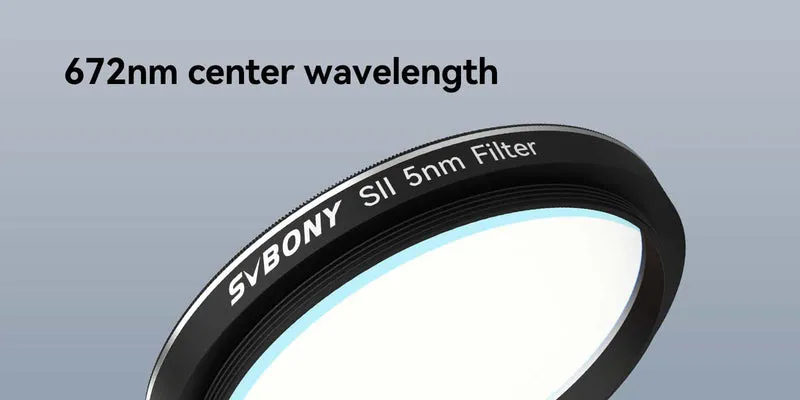 Svbony SV227 5nm Filter 2" Narrowband Filters(Choose Band)