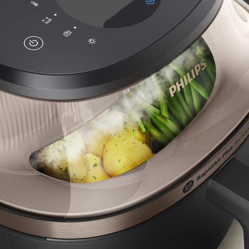 Philips 5000 Series 7.2 Litre XXL Steam Airfryer Black