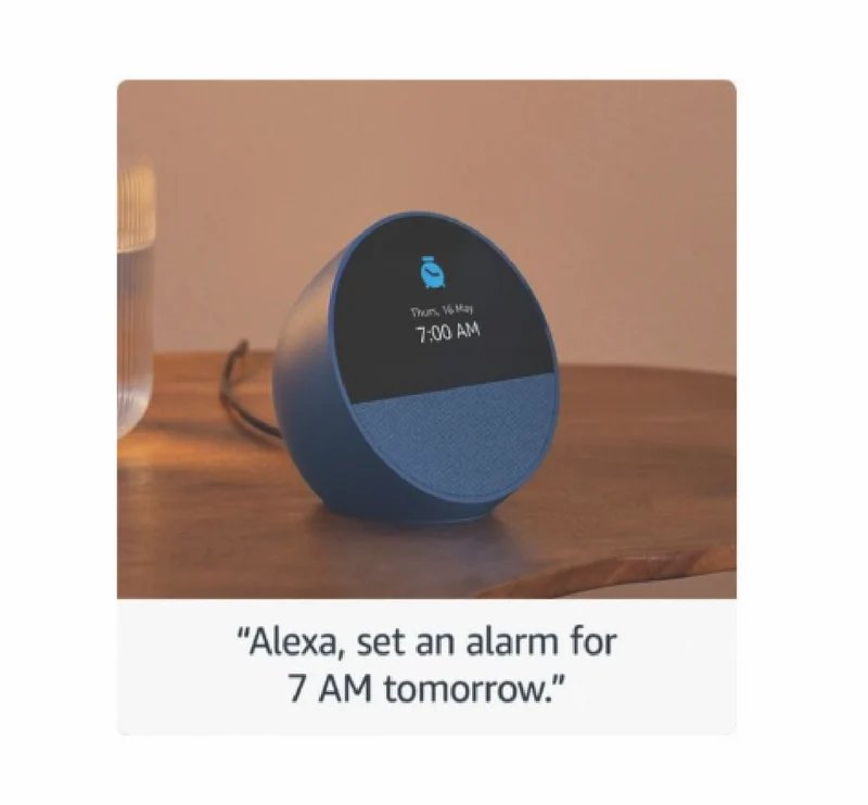 Amazon Echo Spot (Glacier White)