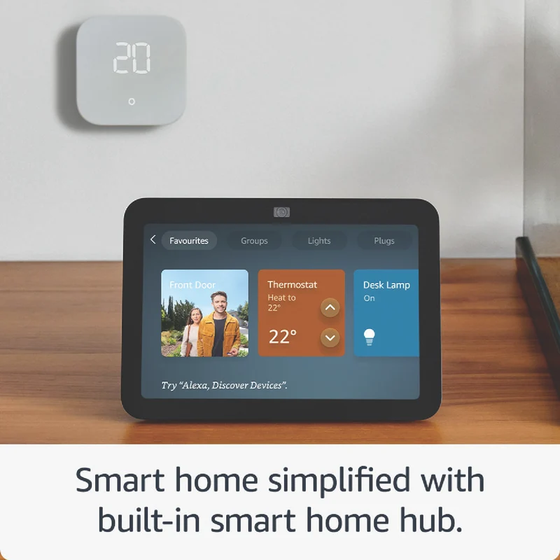 Amazon Echo Show 8 Gen 3) - Charcoal