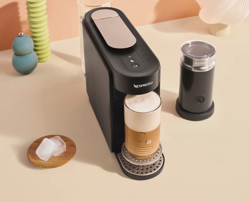 Nespresso Vertuo Up Capsule Coffee Machine Bundle Ink Black