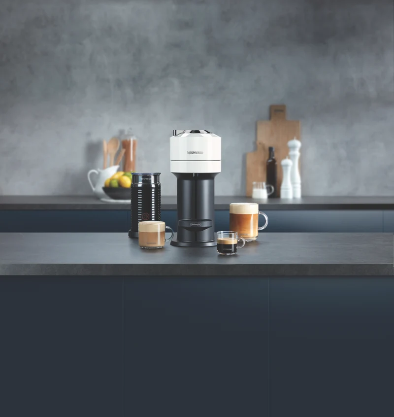 Nespresso Vertuo Next Capsule Coffee Machine Bundle White