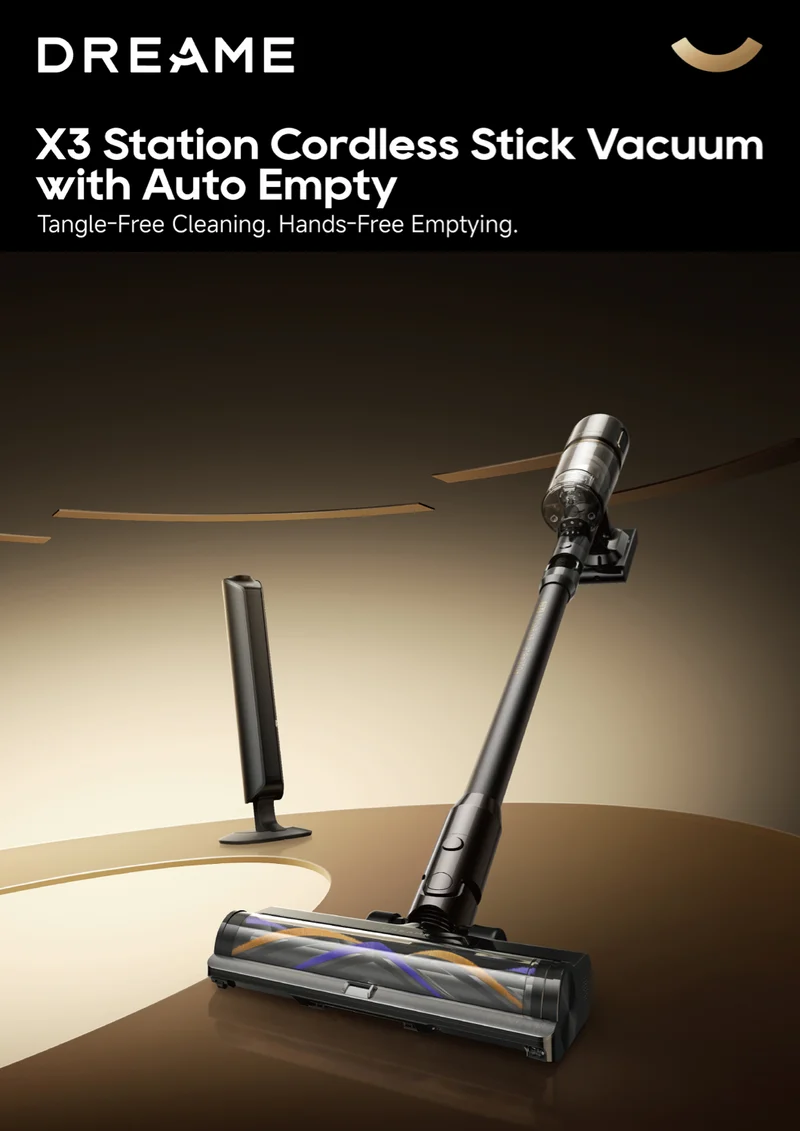 Dreame X3 Station Cordless Vacuum with Auto Empty