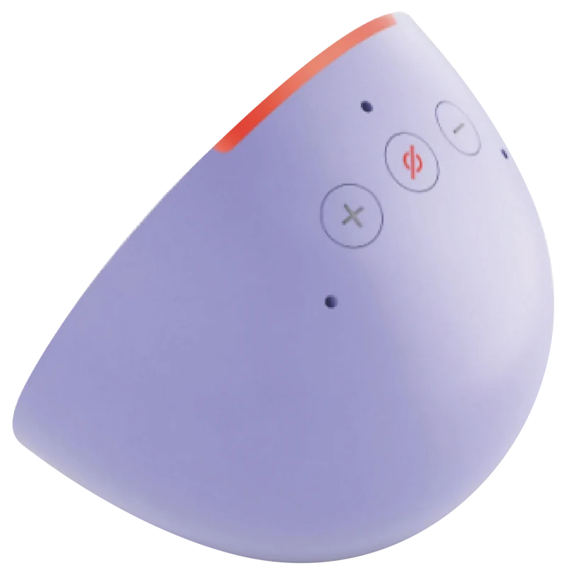 Amazon Pop Compact Smart Speaker with Alexa (Lavender)