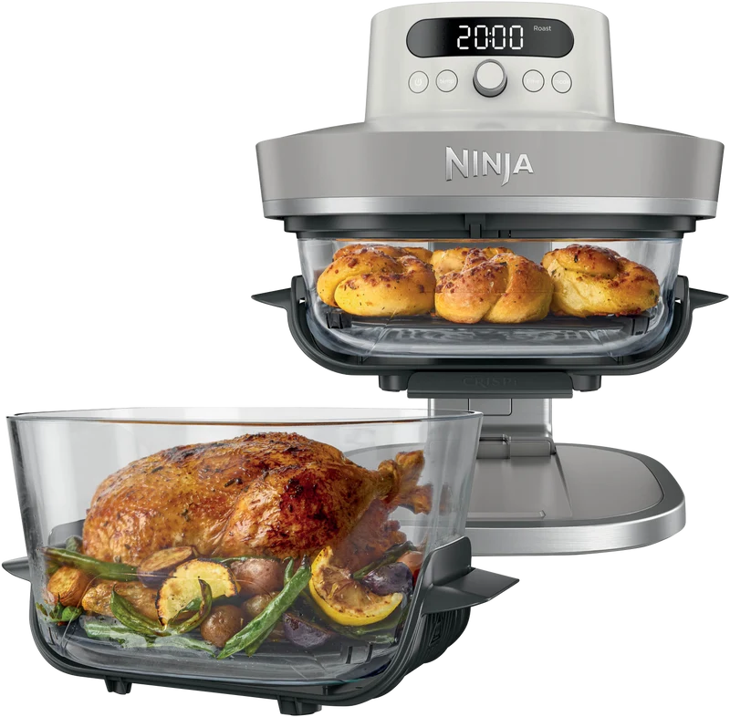 Ninja Crispi Pro 6-in-1 Countertop Glass Air Fryer Stone