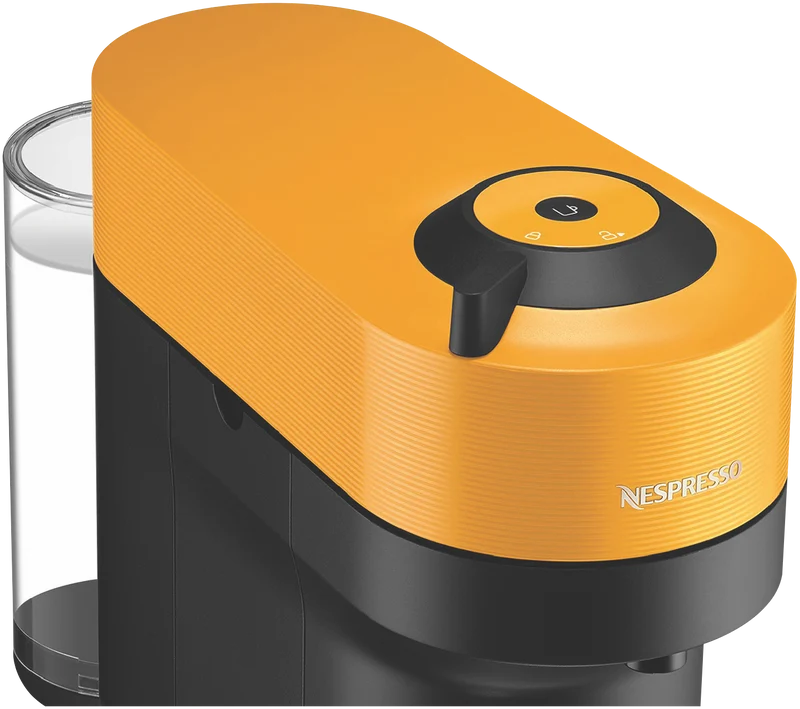 Nespresso Vertuo Pop Capsule Coffee Machine Bundle Yellow