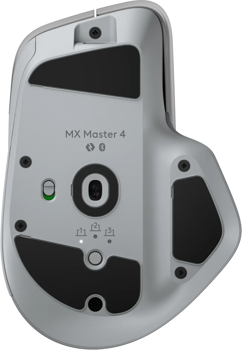 Logitech MX Master 4 Wireless Mouse (Pale Grey)
