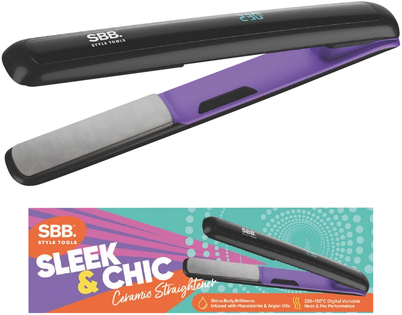 SBB Sleek And Chic Ceramic Straightener