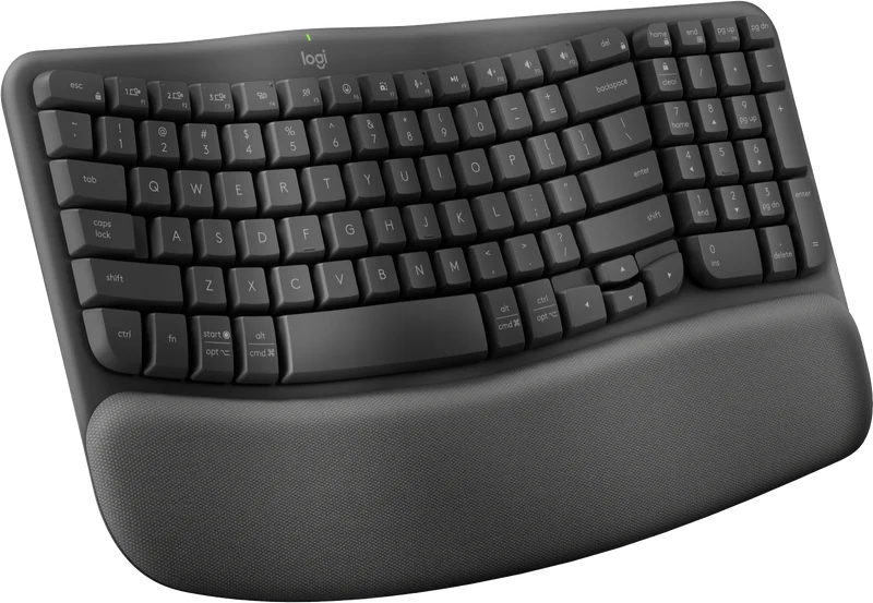 Logitech Wave Keys Wireless Ergonomic Keyboard