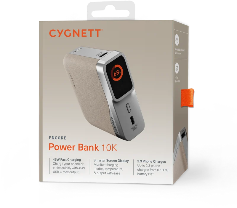 Cygnett Encore 10k Power Bank Ivory