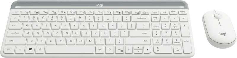 Logitech MK470 Slim Wireless Combo - White