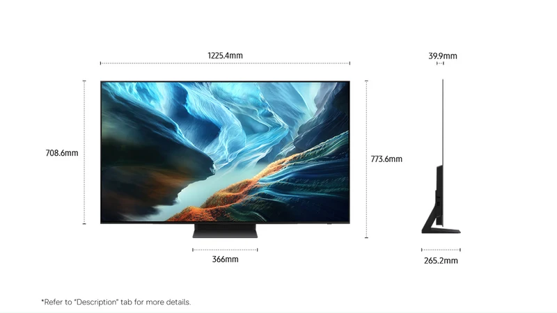 Samsung 55" OLED S90H 4K Smart AI TV 2026