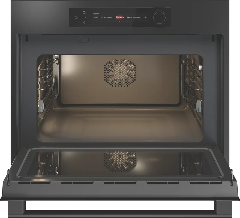 ASKO Craft Frame 45cm Combi Microwave Oven, Graphite Black