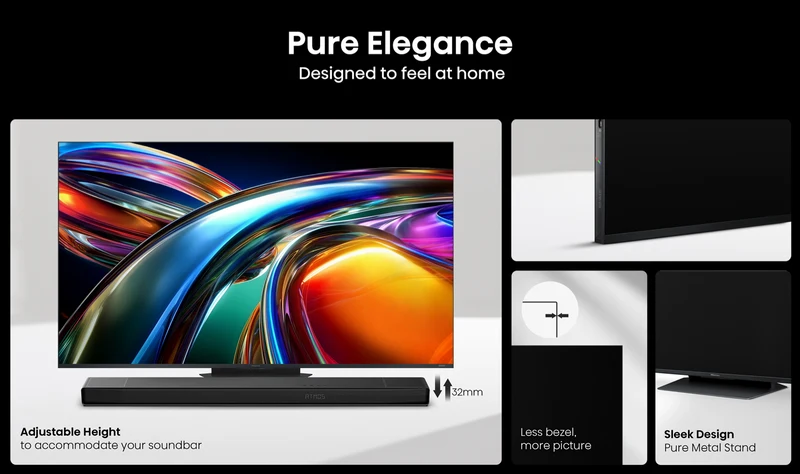 Hisense 75" UR9SAU RGB 4K MiniLED 180Hz TV 2026