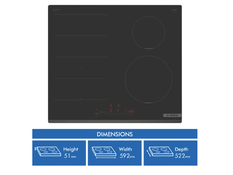Bosch Series 6 60cm Flex Induction Cooktop