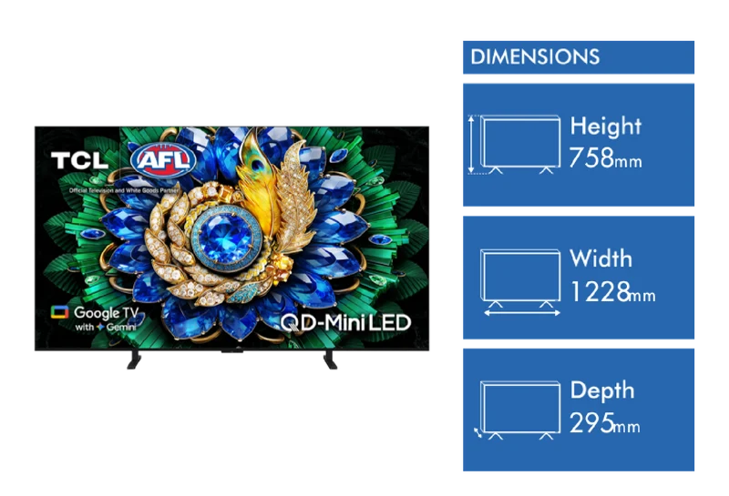 TCL 55" C6L QD-MINI LED Google TV with Gemini 2026