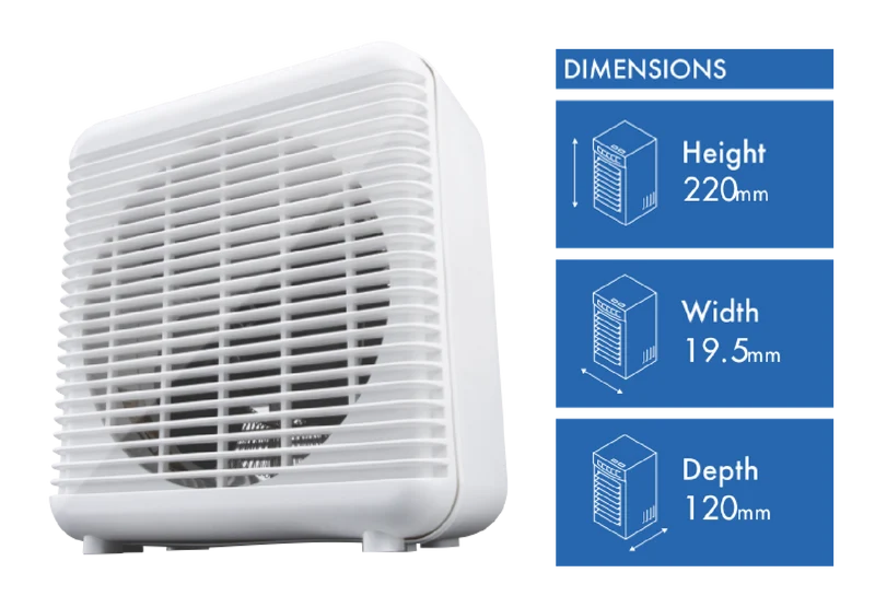 Goldair 2000W Upright Fan Heater