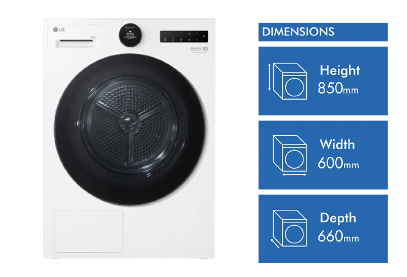 LG 10kg Series 9 AI Heat Pump Dryer