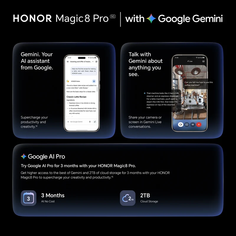 Honor Magic 8 Pro 512GB Black
