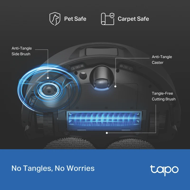 TP-LINK Tapo RV50 Pro Omni Robot Vacuum and Mop with All-In-One Dock