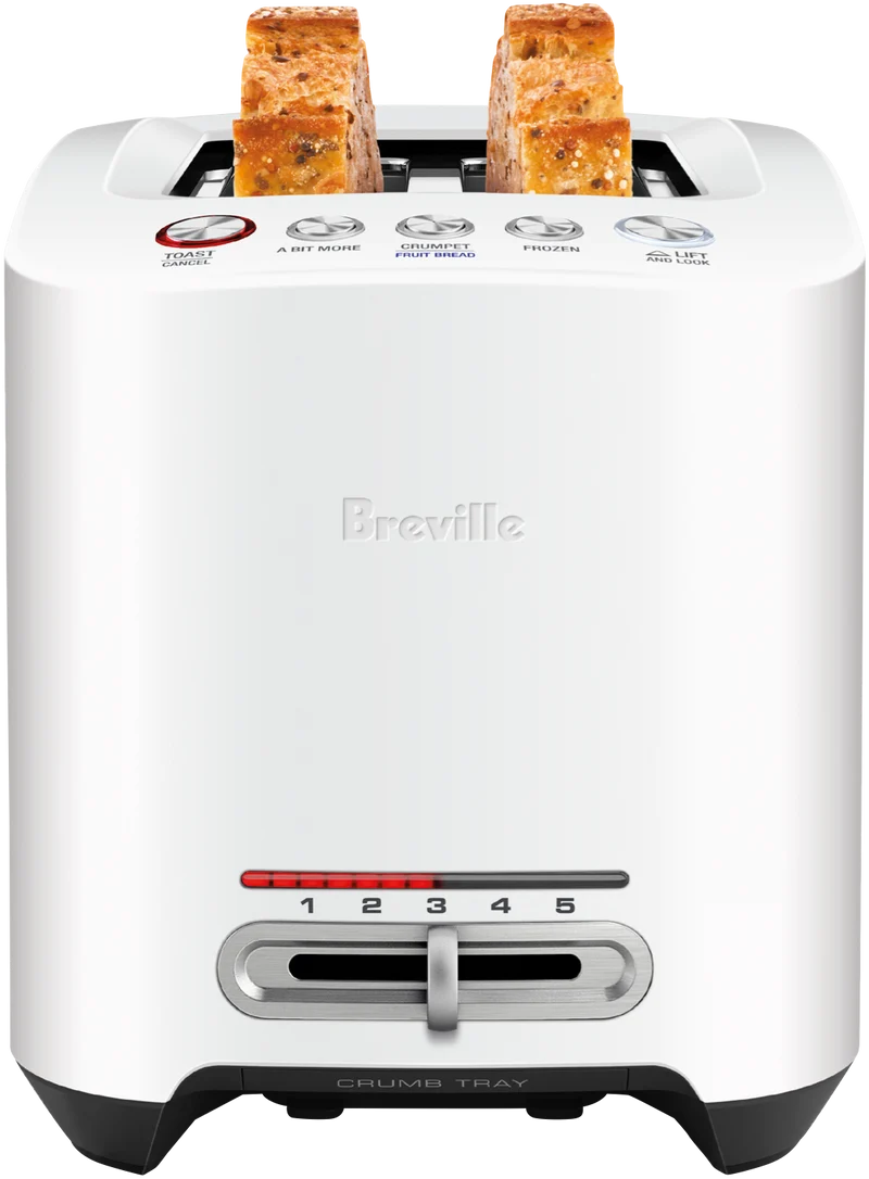 Breville The Smart Toast 4 Slice Long Slot Sea Salt Toaster