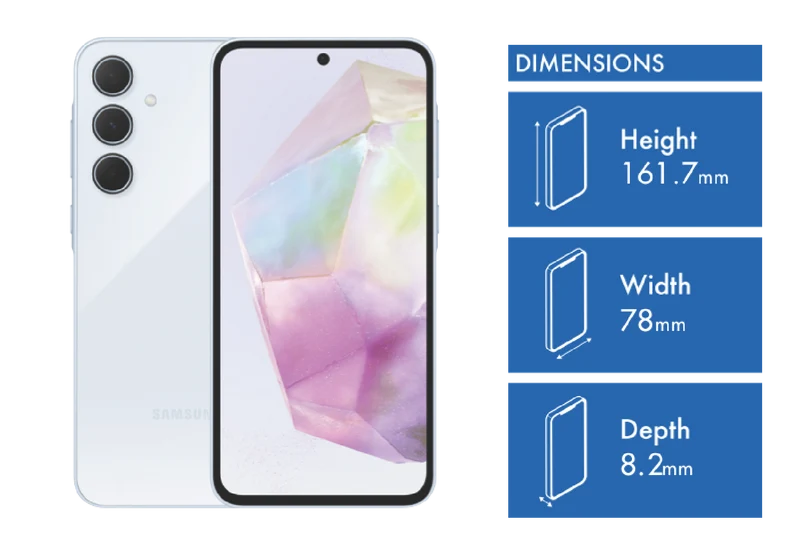 Samsung Galaxy A35 128GB Awesome IceBlue