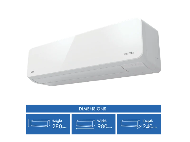 Fujitsu C7.1kW Cooling Only Split System Air Con