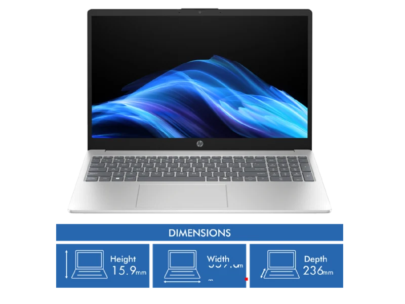 HP 15.6" N150 4GB 128GB Laptop