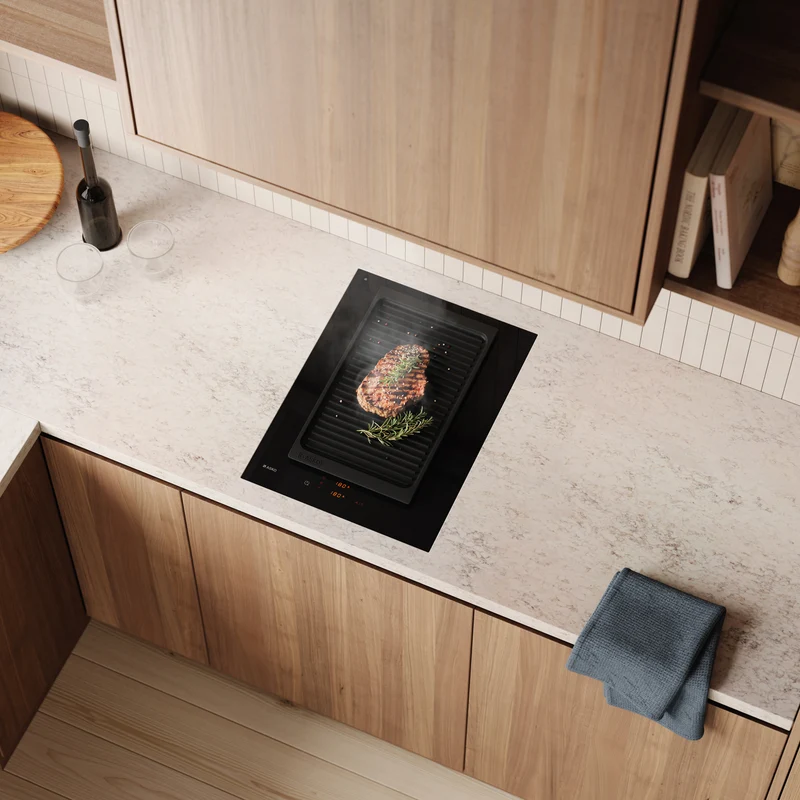 ASKO Series 5, 38cm 2 Zone Induction Cooktop, Black