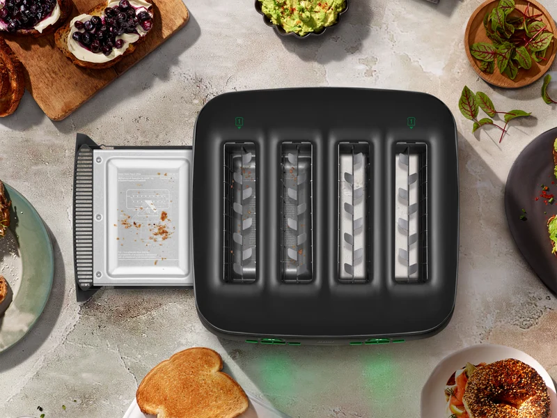 Breville The Eye Q 870 Auto 4 Slice Stainless Steel Toaster