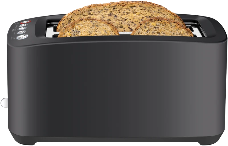 Breville The Smart Toaster 4 Slice Long Slot Black Truffle
