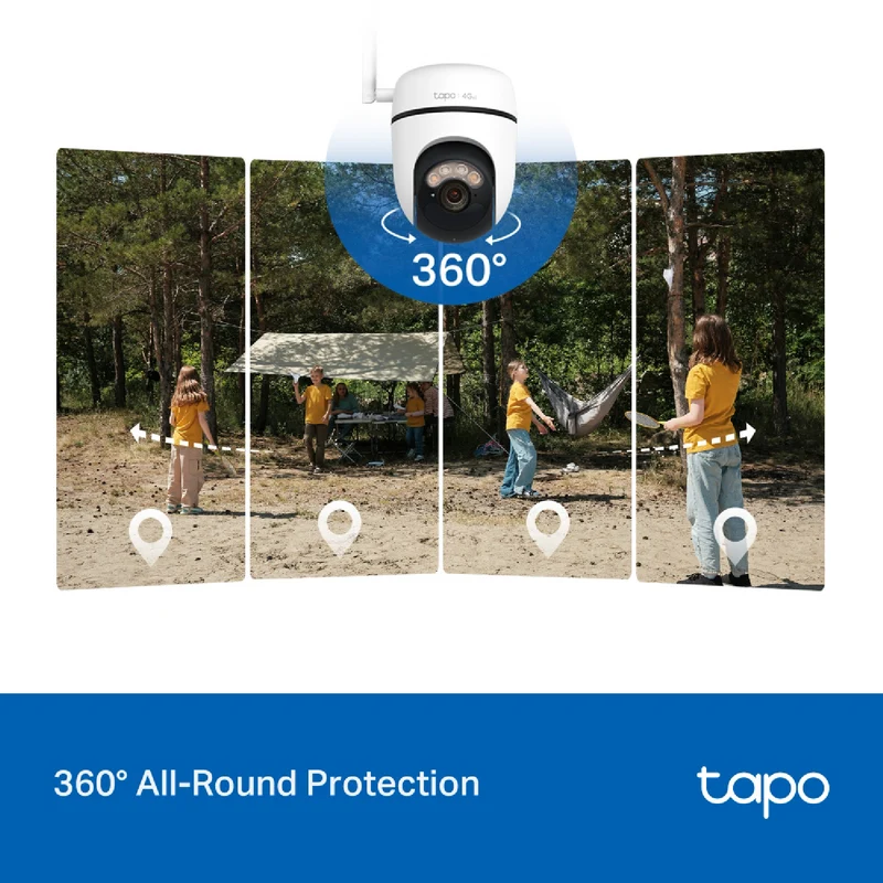 TP-LINK 2K Solar-Powered Pan/Tilt 4G LTE Security Camera