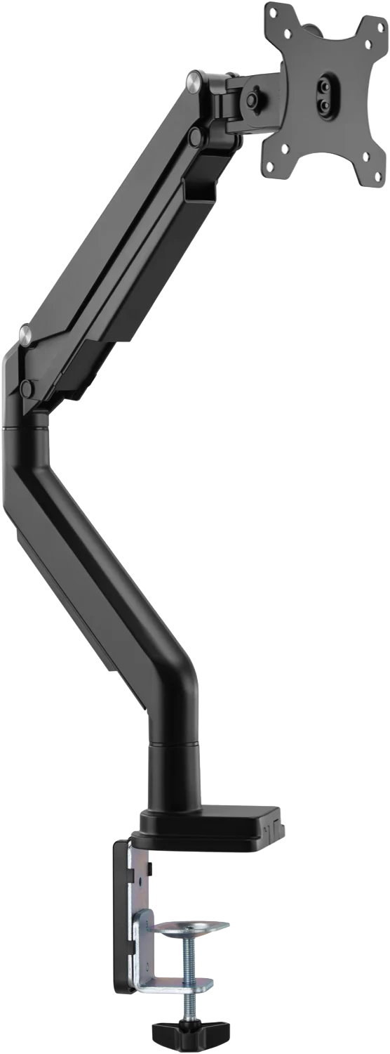 Ergovida Black Gas Spring Single Monitor Arm