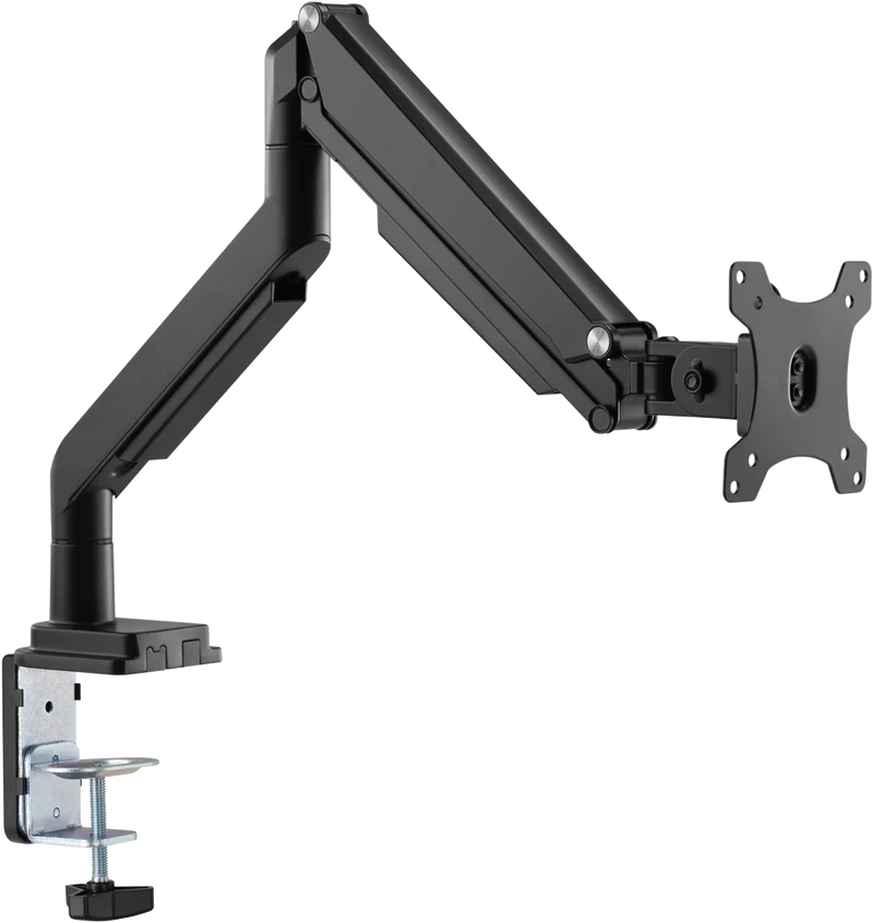 Ergovida Black Gas Spring Single Monitor Arm