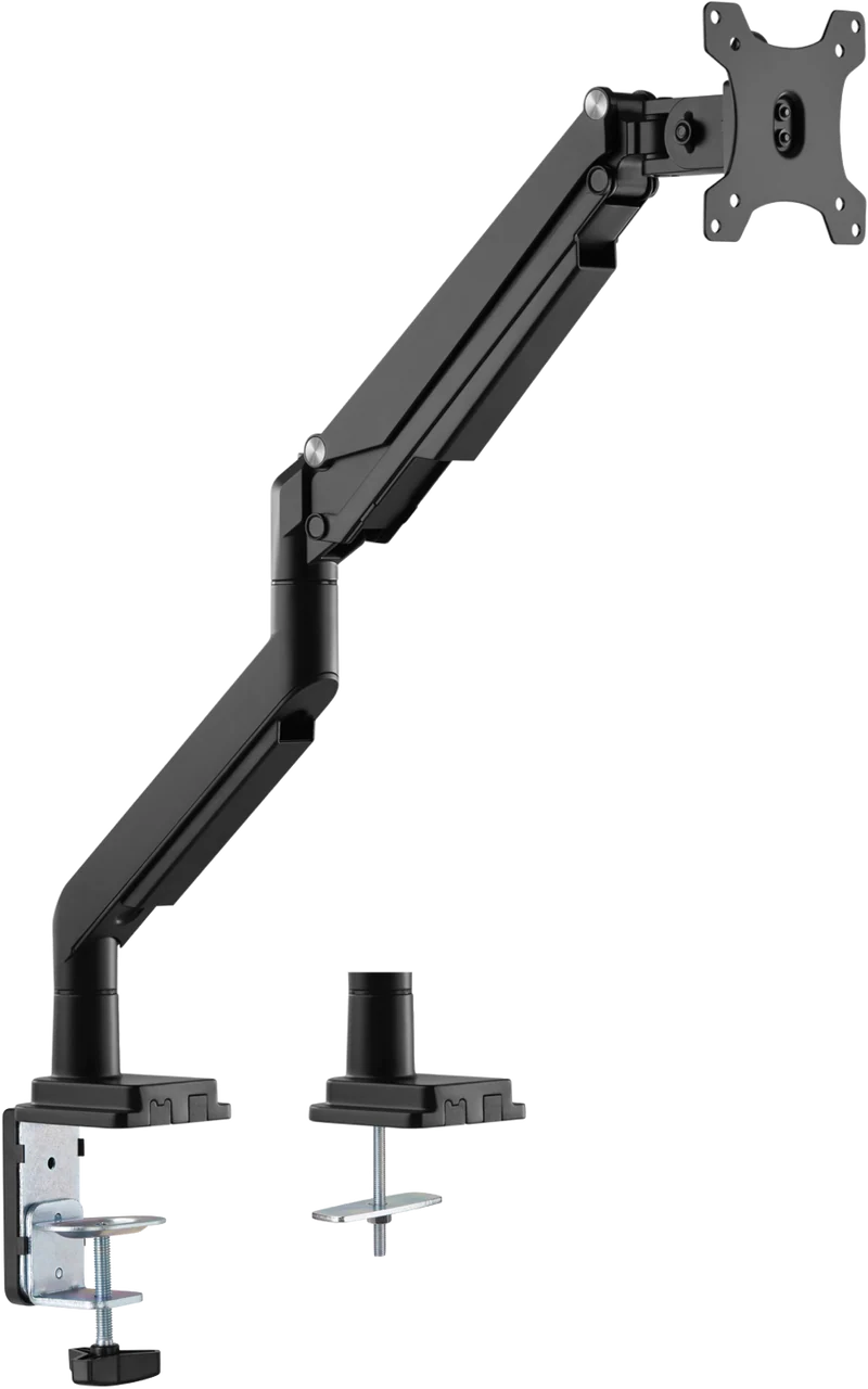 Ergovida Black Gas Spring Single Monitor Arm
