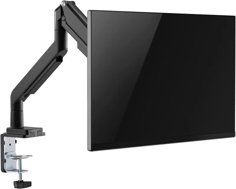 Ergovida Black Gas Spring Single Monitor Arm