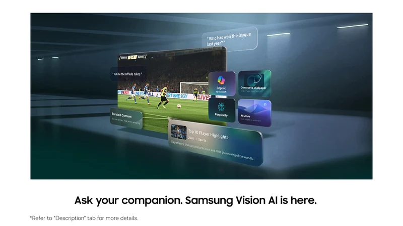 Samsung 77" OLED S85H 4K Smart AI TV 2026