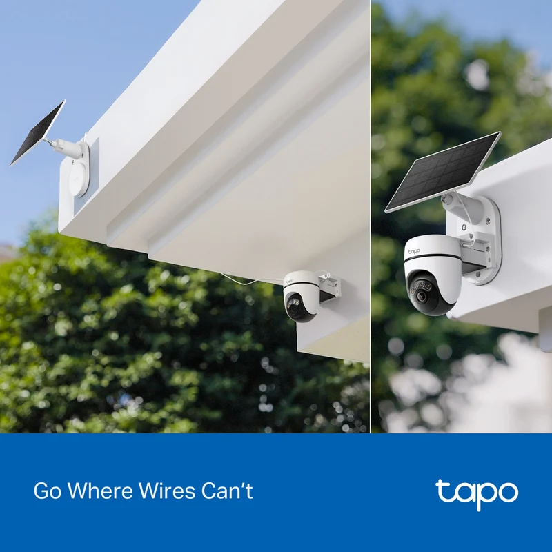 TP-LINK 3K Solar-Powered Pan/Tilt Security Camera Kit