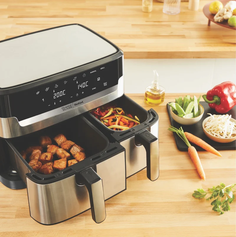 Tefal Jamie Oliver By Tefal Dual Air Fryer